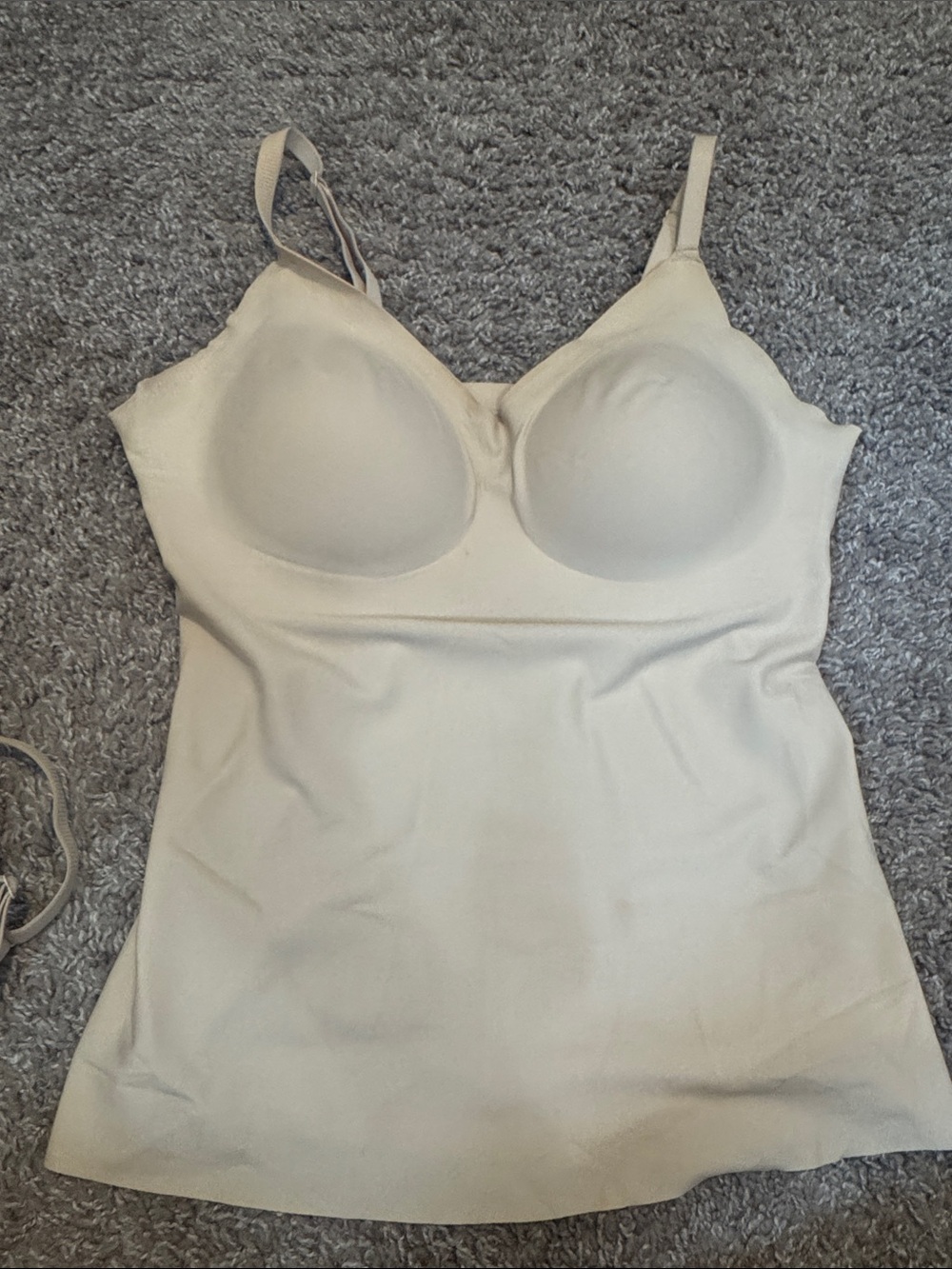 Seamless Contour Camisole Top - Cream